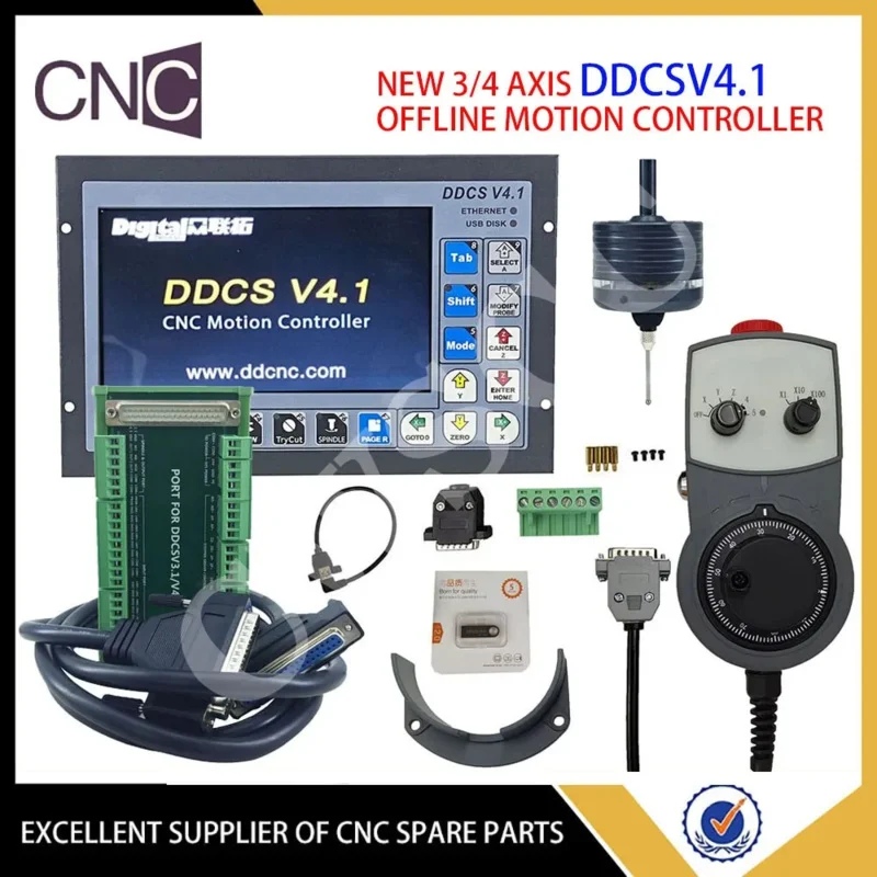 New 3- 4-axis DDCSV4.1 offline motion system CNC controller kit 3D edge finding angle tool center point of the workpiece