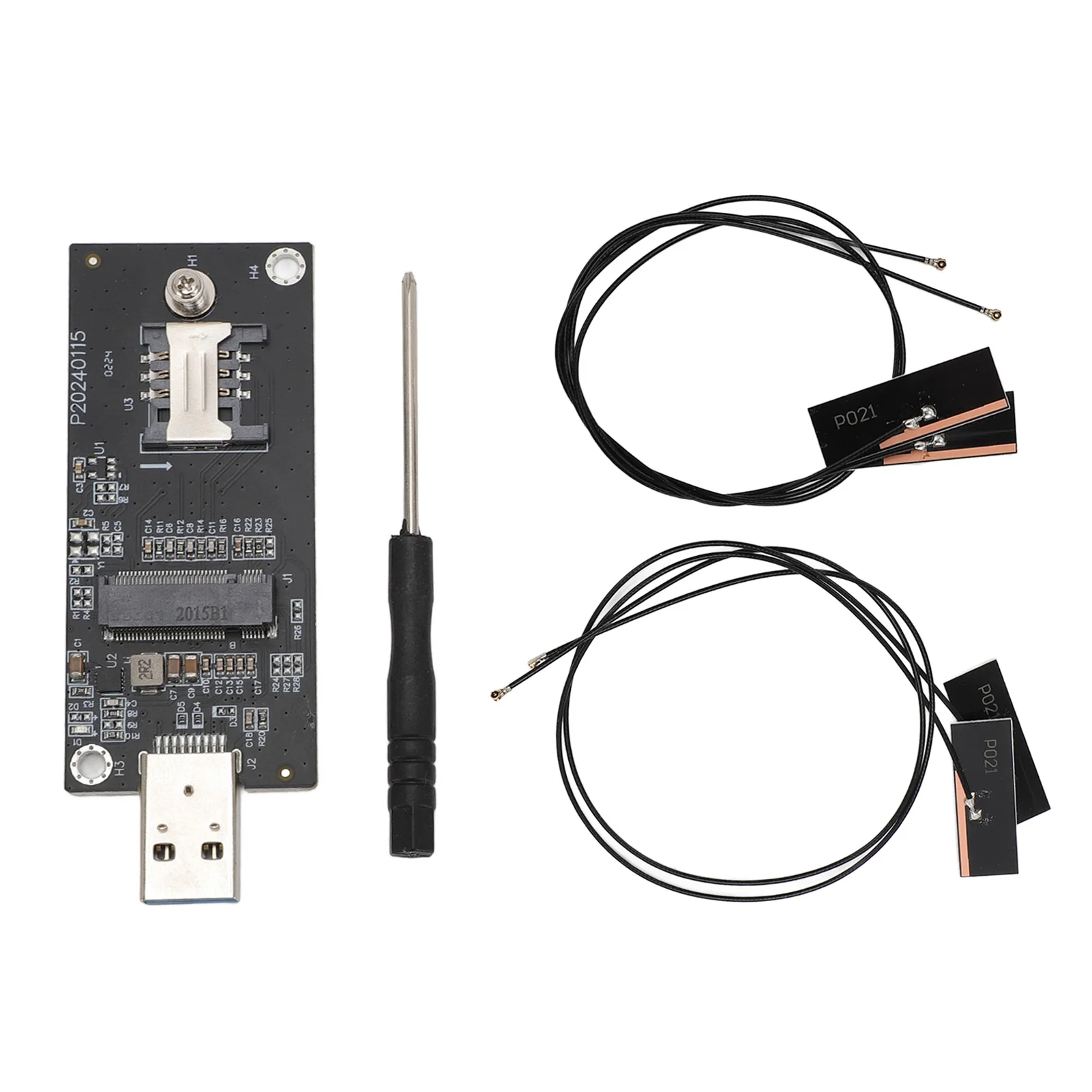 Network Adapter Card Network Adapter Card NGFF M.2 KeyB to USB3.0 4G 5G WWAN Module Adapter with SIM Slot WWAN Module Adapter