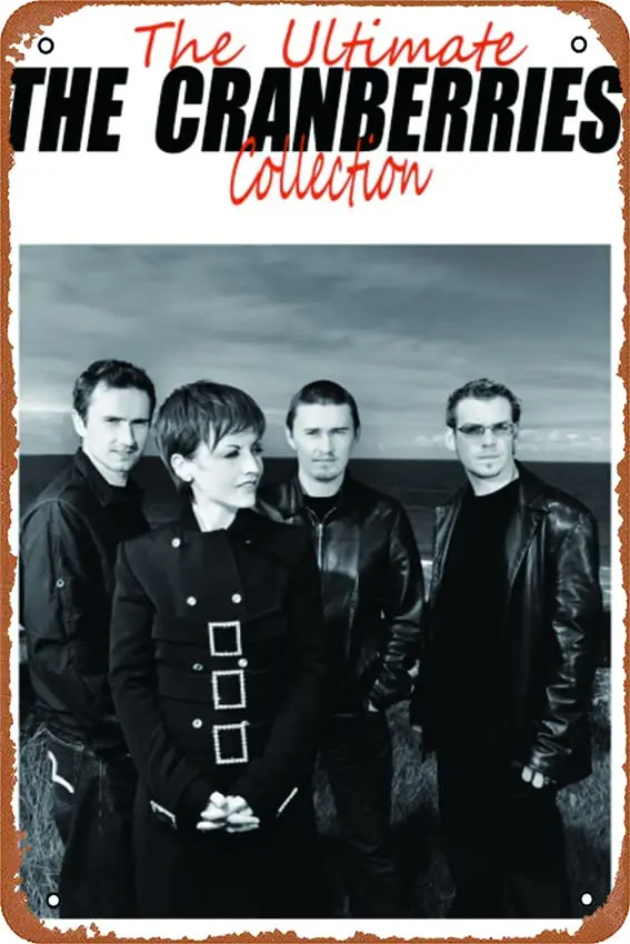 1PCS,The Cranberries Dolores O'Riordan Retro Metal Tin Sign Vintage Poster for Home Coffee Wall Decor