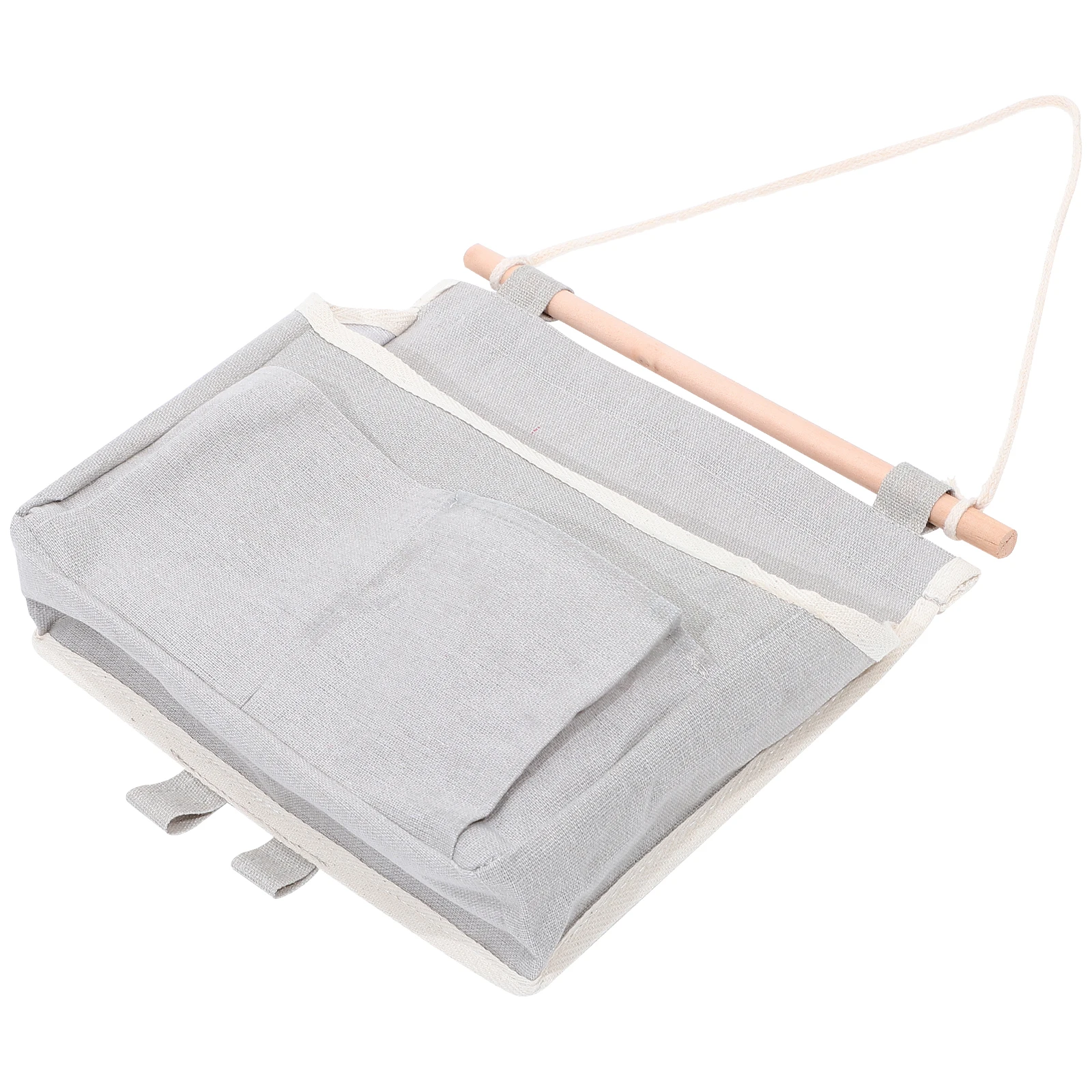 

1pcs Door Hanging Bag Organizer Pouch Simple Foldable Room Organizer For Bathroom Kitchen Bedroom Phone Socks Grey Basket Dorm