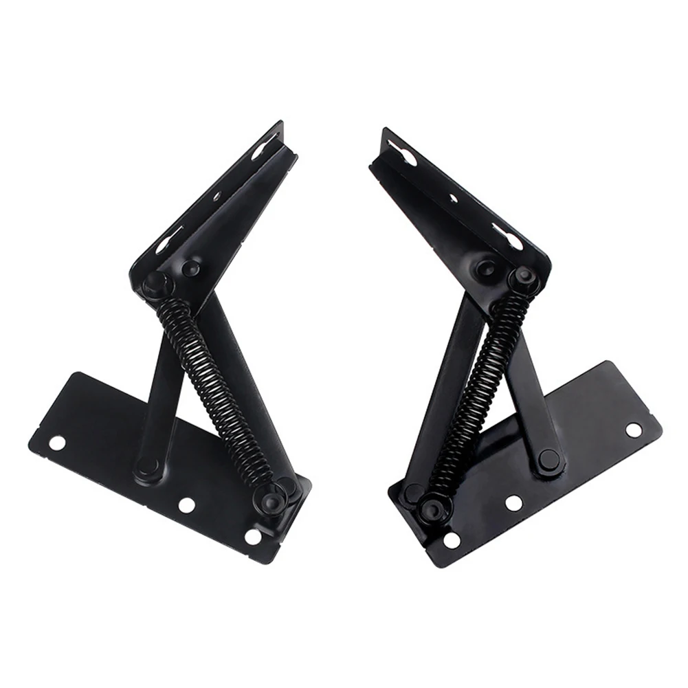 

2pcs Professional Spring Hinges Gadgets Cabinet Door Lift Up Top Support Sofa Bed Spring Hinge Furniture Hardware