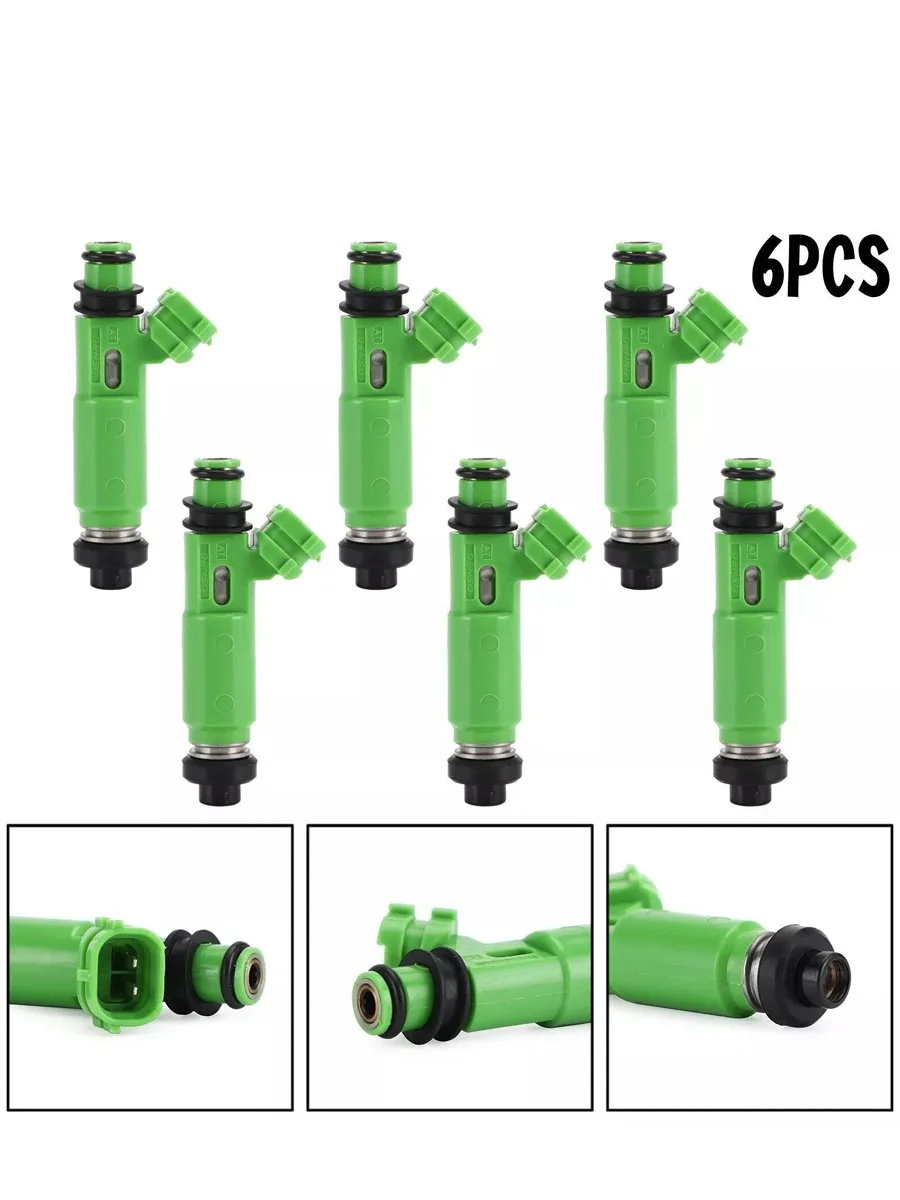 

6x Fuel Injectors 195500-3170 For 1998-2003 Mitsubishi Montero sport TRITON MK 6G72 3.0L V6 98-06 Challenger PA FJ383 MD332733