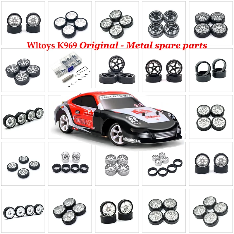 

Wltoys 1/28 284131 K969 K979 K989 K999 P929 P939 4pcs 26mm Tire Tyres Wheel RC Car Upgrade Parts Accessories Car Accessories