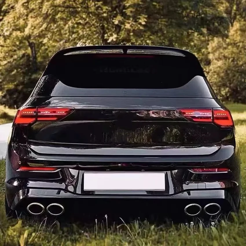 CS ClubSport Style Roof Spoiler Wing Kit Tuning For VW Golf 8 MK8 GTI GTD R 2020 2021 2022 2023 Car Rear Trunk Boot Spoiler Wing — zdjęcie 4