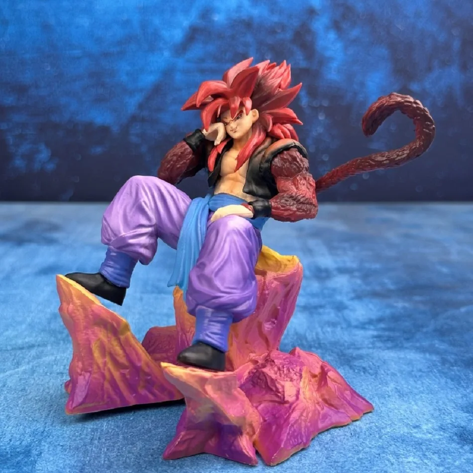 12cm Dragon Ball GT Anime Figur Super Saiyajin 4 Gogeta Action-Modell Son Goku/Vegeta GK Figurine PVC Sammlerstück Weihnachtsgeschenk – Detail 5