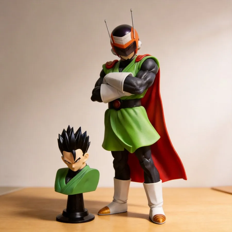

Magic Factory Dragon Ball Gohan Great Saiyaman Double Head Sculpt Anime Figure Collectible Gift
