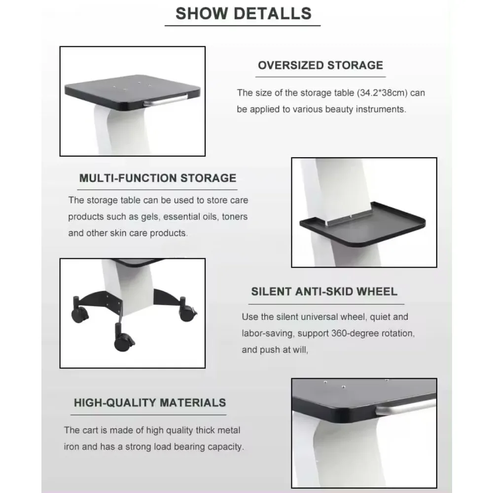 Strumenti per parrucchieri all'ingrosso e carrello per salone di bellezza SPA Carrello per barbiere per tutti i tipi di macchine portatili