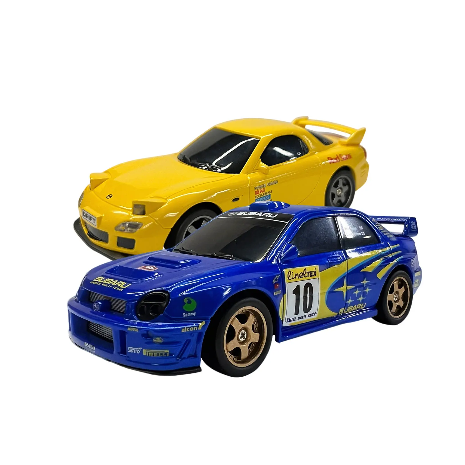 

Mini 1/43 RC Drift Car – 2.4GHz 4WD RTR Racing Model with 7-Color LED Headlights & Taillights – Night Drifting Fun for Hobbyists