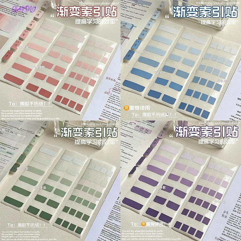 120PCS Kawaii Multicolor Sticky เขียนได้ Repositionable แท็บดัชนีธงสําหรับหน้าเครื่องหมายหนังสืออ่านหมายเหตุเกาหลีเครื่องเขียน