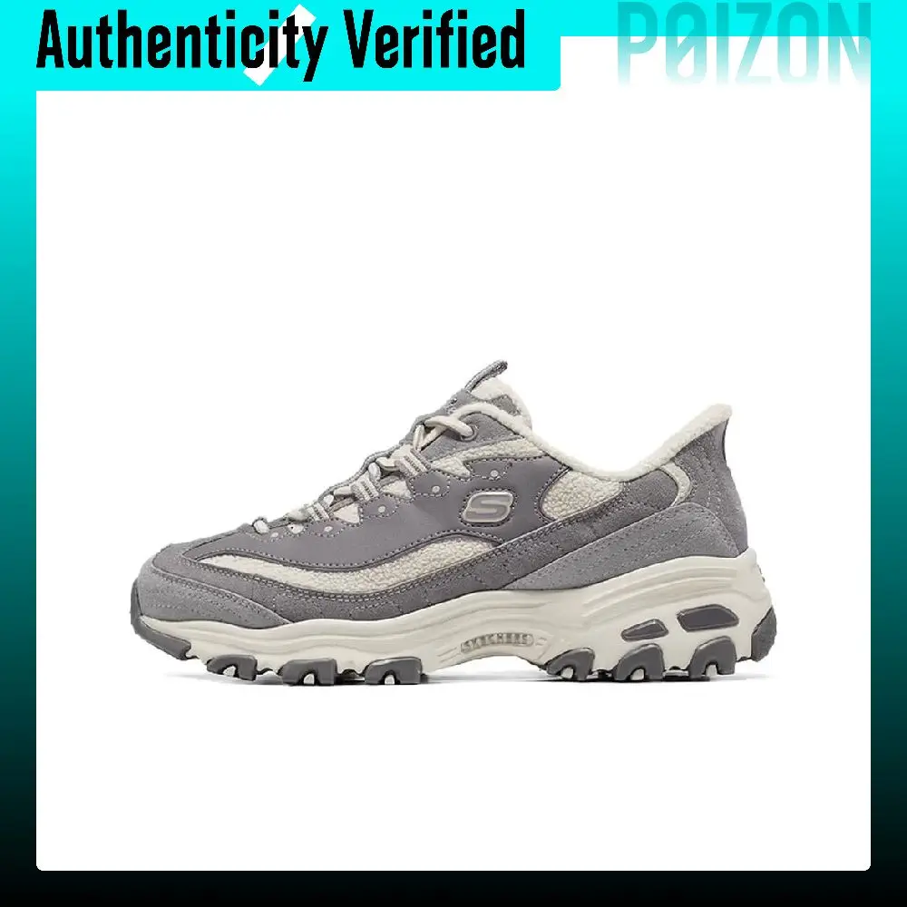 Skechers DLITES Chunky Sneakers Women's Low-top Gray 150969-GRY