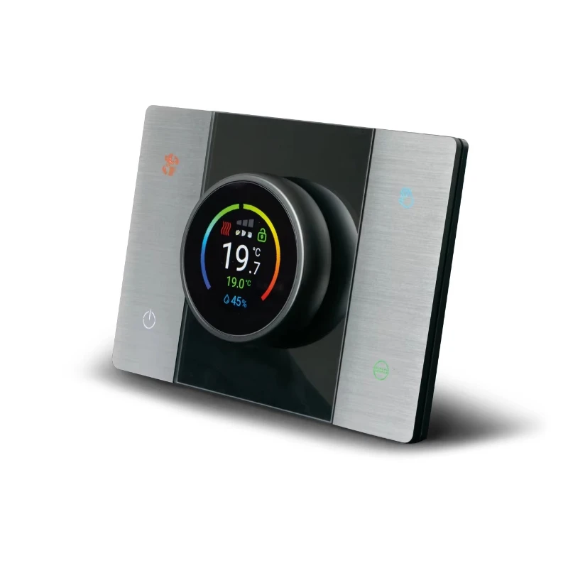 Smart Connection Chronograph Thermostat 230V Satin Aluminum Smart Home Products