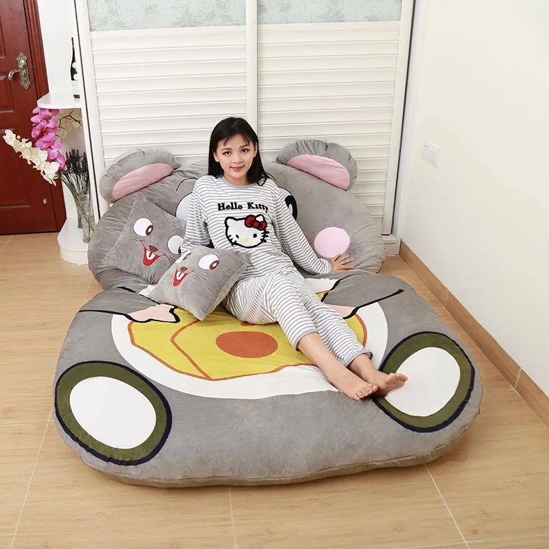 Chinesische Tierkreis Maus Cartoon kreative Matratze Tierkreis Maus Form Tatami Matratze niedlichen Stoff Tasche Sofa Schlafzimmer Matratze