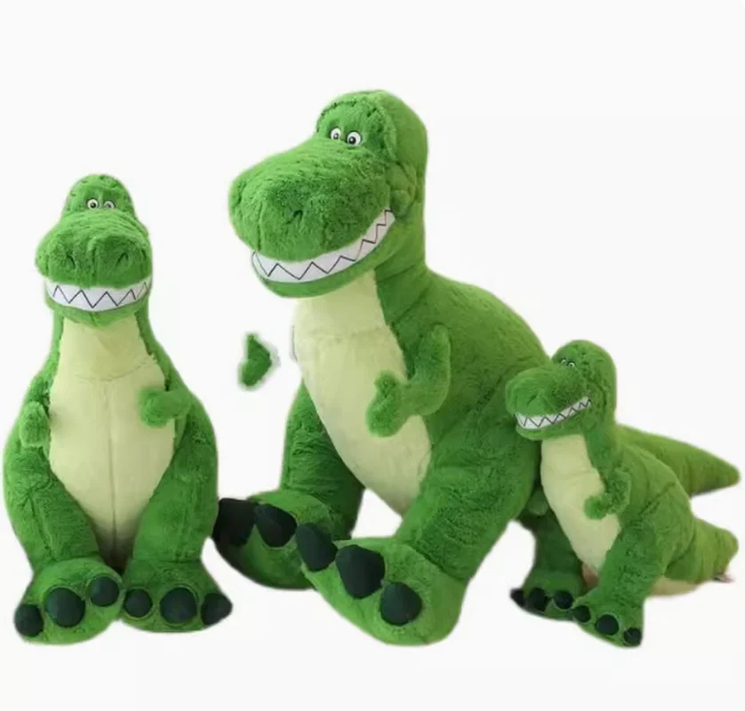 Disney toy story rex brinquedo de pelúcia macio o dinossauro rex verde menino boneca rex dinossauro animal de pelúcia crianças presente travesseiro macio brinquedos