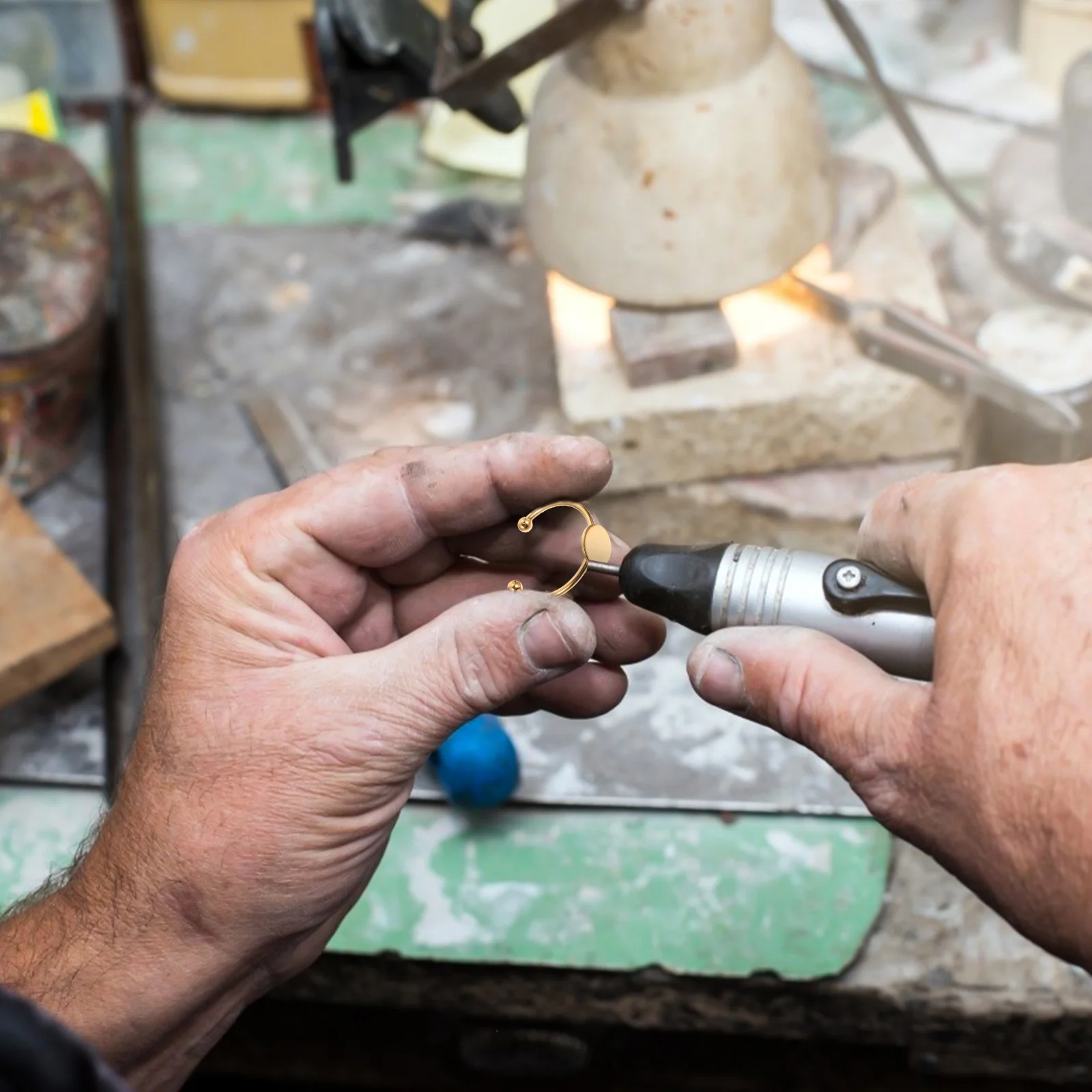 

10pcs Trays For Diy Jewelry Making Stainless Steel Adjustable Blanks Base Ring Making Supplies Diy Ring Findings Craft