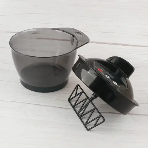 Professionell hårfärgningsfärgning elektrisk hårfärgningsautomatisk mixer hårfärgskrämblandningsskål hårfärgningsrörare 10 best sales hårfärgsskål - №1