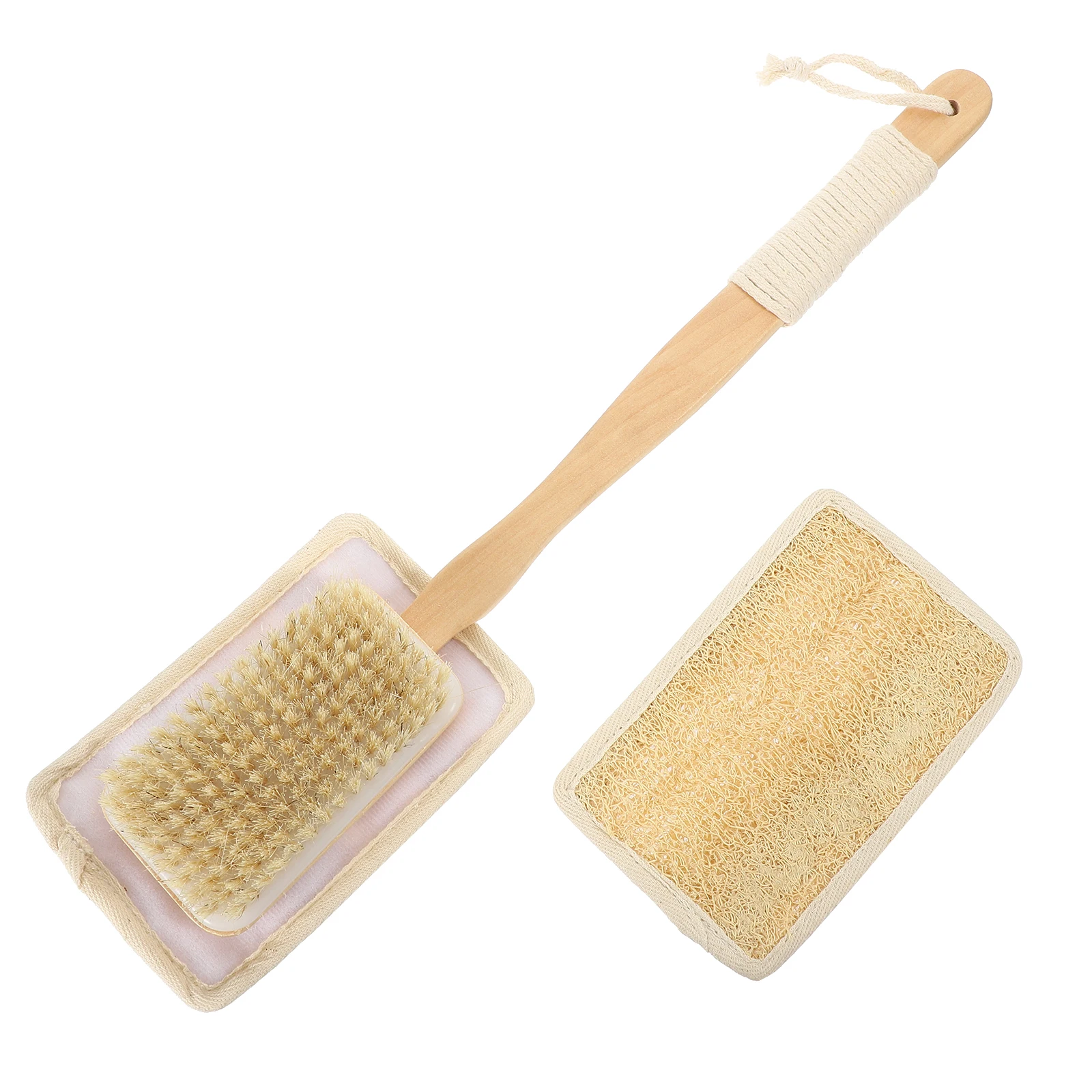

Loofah Bath Brush Back Scrubber Shower Long Handle Body Cleaning Durable Massage Bathing Brush Deep Replacement Film
