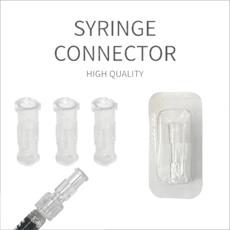 Sterile  medical Disposable PP Material Double Helix Leak-proof Liquid Dispensing  Interface Luer Lock Syringe Connector