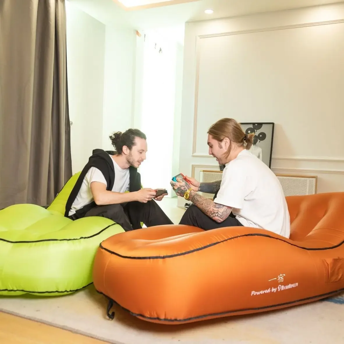 Youpin One-button Automatic Inflatable Sofa for One Night Leisure Portable Air Bed Camping Folding Automatic Inflatable