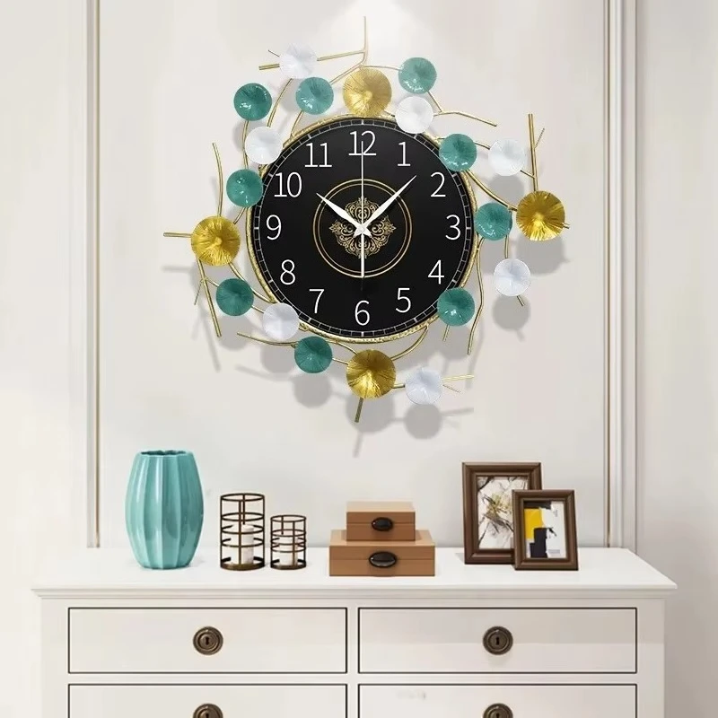 &c 30*60cm Nordic Light Luxury Wall Clock Living Room Home Creative Art Clock Simple Modern Restaurant Wall Hanging Watch