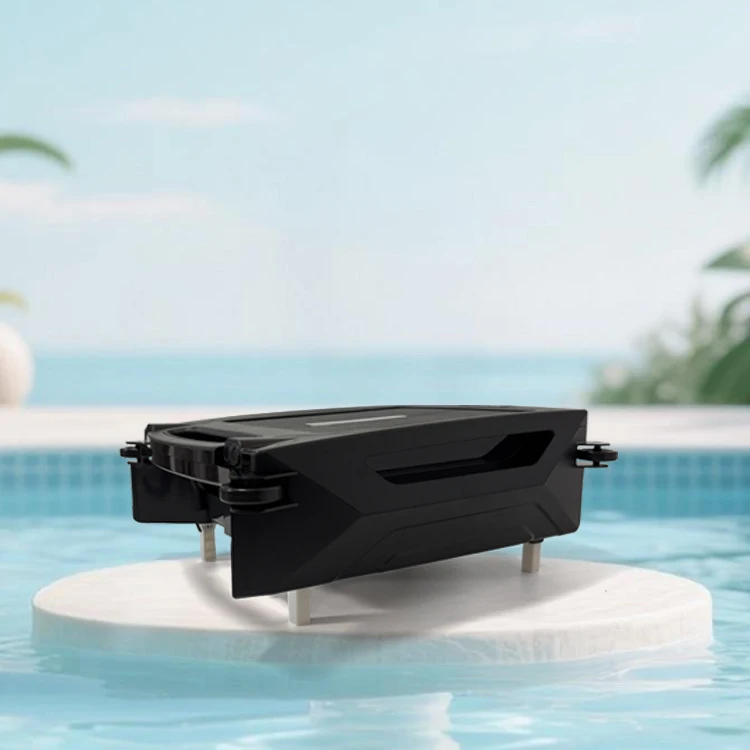 

Solar Powered Pool Skimmer Automatic Floating Solar Pool Cleaning