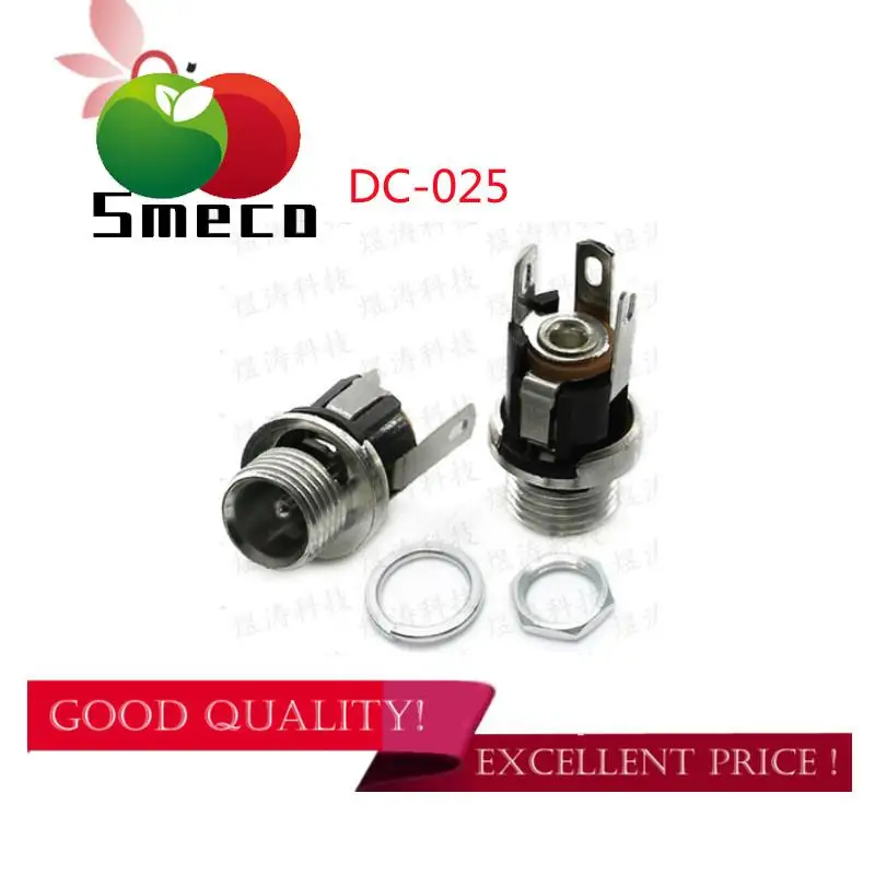 5pcs DC Power Jack Socket Connector 5.5*2.1MM 0.7 2.0 MM DC-005 DC-002 DC-012 DC-017 DC-022 DC-022B DC-025 DC-083 DC-099 DC005