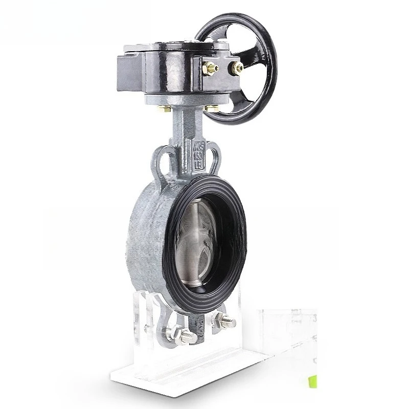 

Cast Steel Turbine Clamp Type Butterfly Valve WCB Manual D371X Soft Seal DN50 65 80 100 DN40-1200