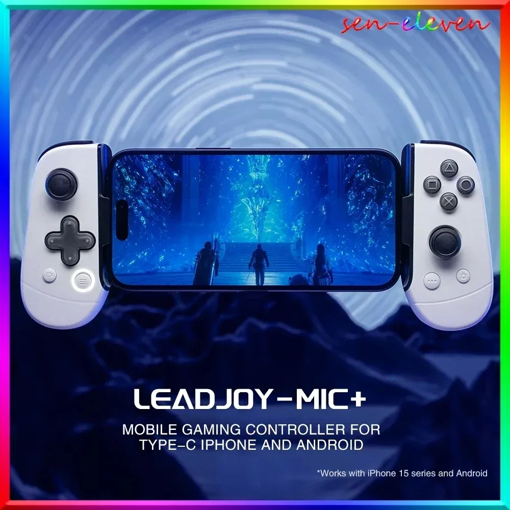 Leadjoy M1 M1C+ Gamepad Gaming Controllers For Mobile 3ds Simulator Cloud Game Hall Effect Joystick No Delay Customized Gift