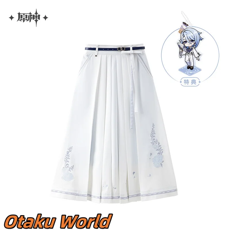 ชุดคอสเพลย์ Ayato ของแท้จากเกม Genshin Impact ชุดกระโปรงพลีทยาวครึ่งท่อน ลาย Impression Series ของ Mihoyo ของขวัญ