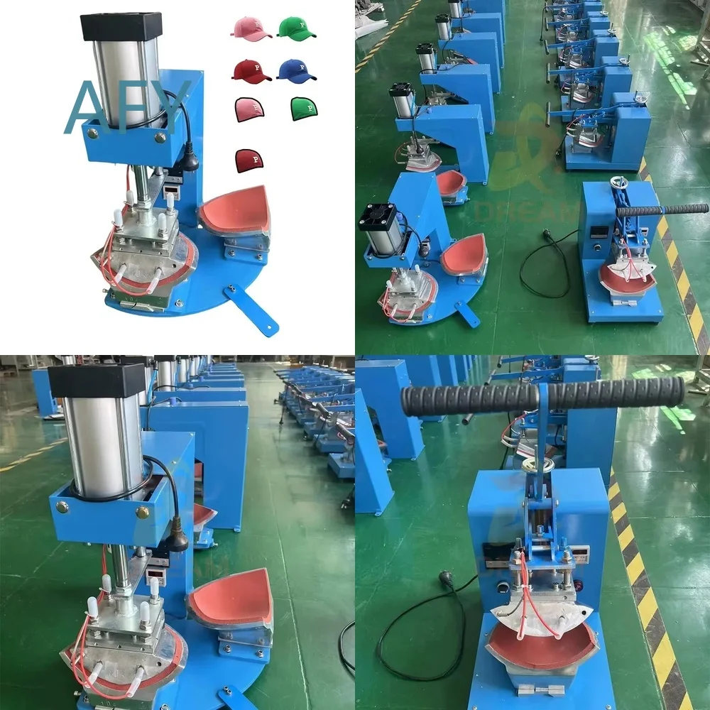 Replacement Head Cap for Ironing Machine Hat Press Machine Mechanical Heat Press Parts for Custom Hat Making Equipment
