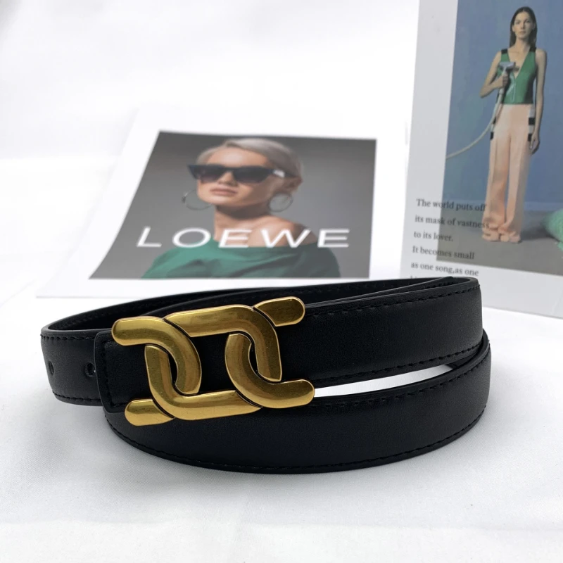 

Women's Glossy High-quality Belt Buckle with Internet Celebrity Style Ins Korean Version Full Set Fashion Daily Leisure And