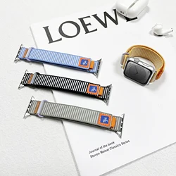 Strap for Apple Watch Ultra 2 Band 49mm 45mm 44mm 42mm 38mm Nylon Alpine Sport bracelet Correa iWatch Series 10 9 7 6 5 4 8 SE