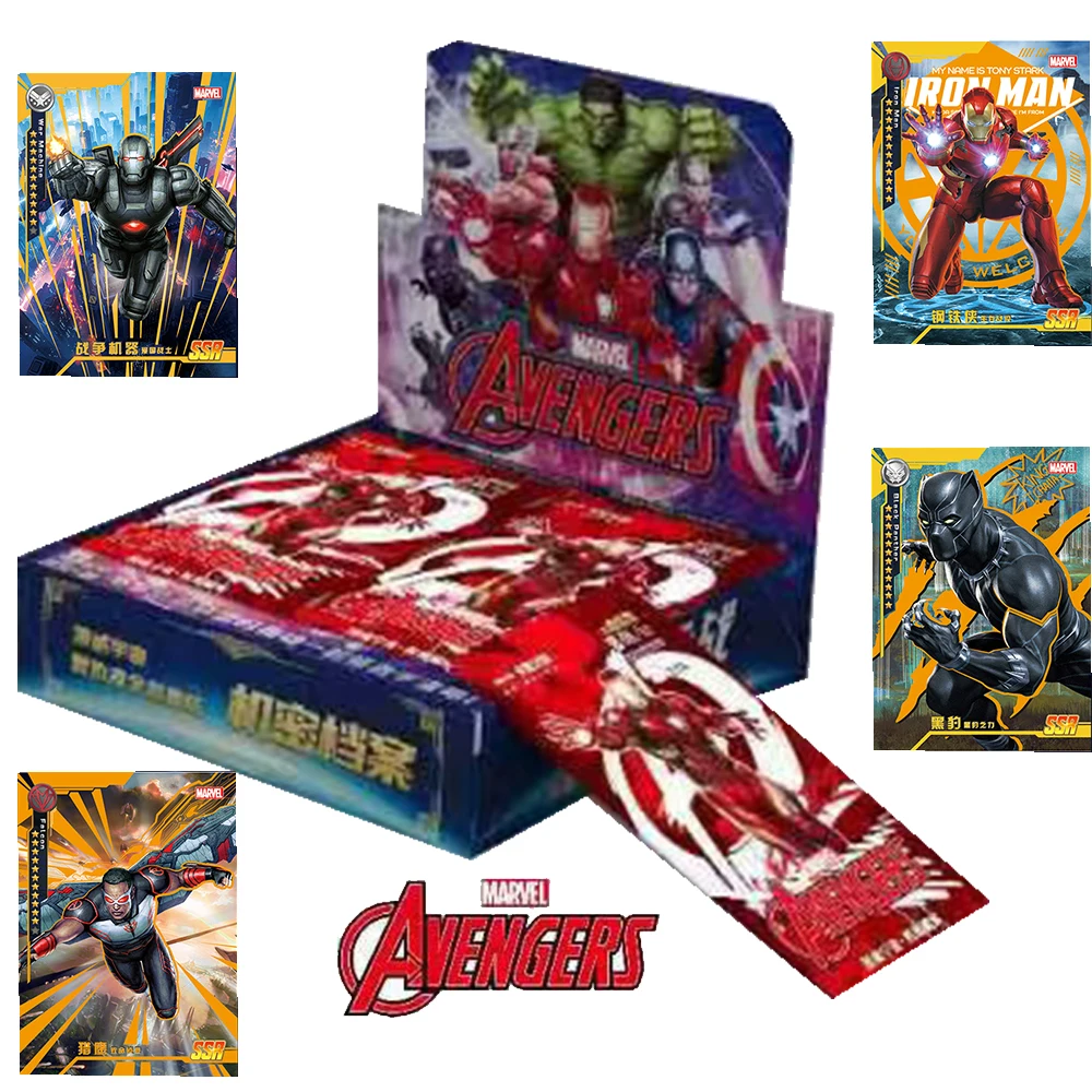 Wholesale Marvel Cards Collection for Children USA Anime Popular Hero Rare Super Platinum Puzzle GR Cards Hobby Festivals Gifts