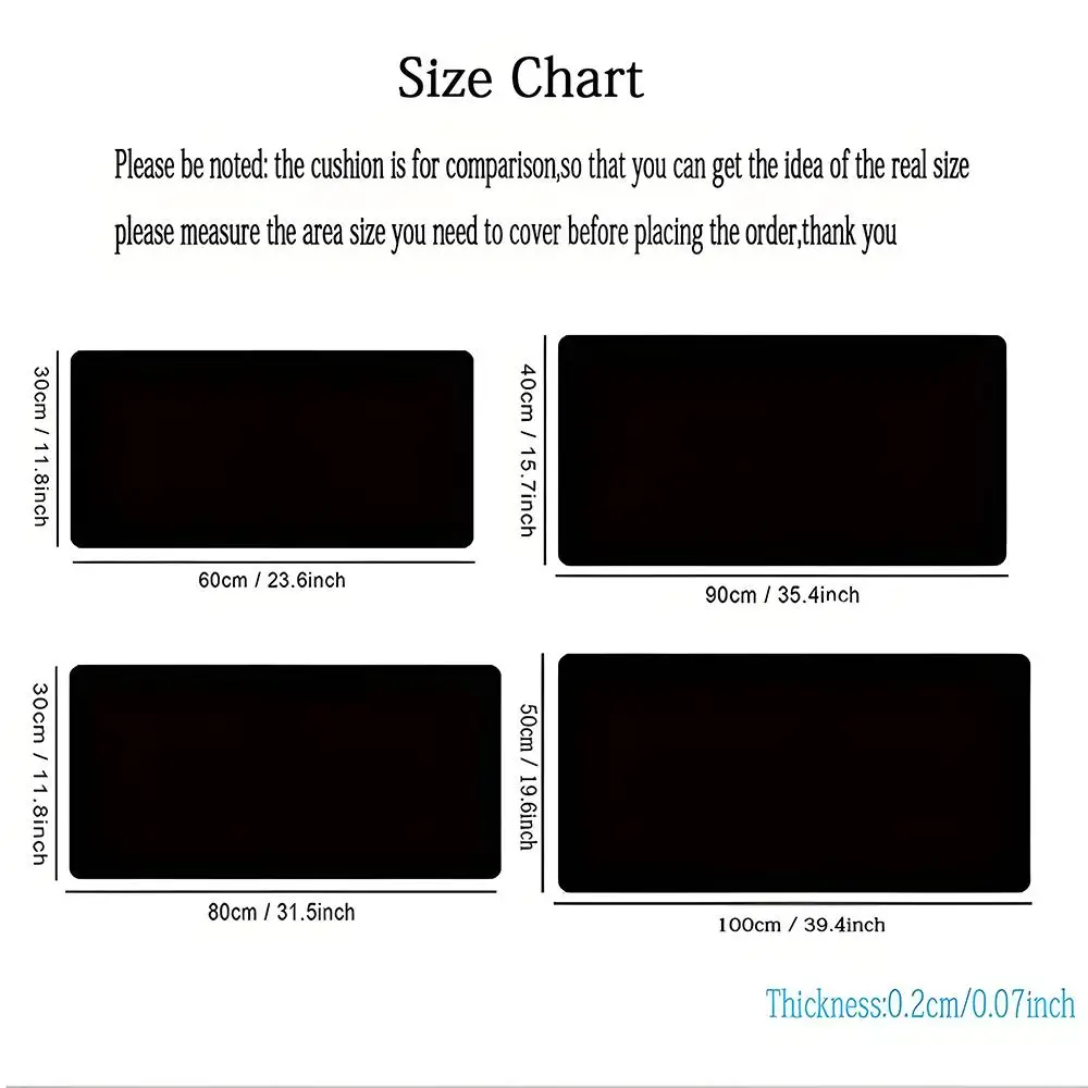 فروع زهر الكرز على خلفية وردية، لوحة ماوس قابلة للغسل من المطاط غير قابلة للانزلاق #6