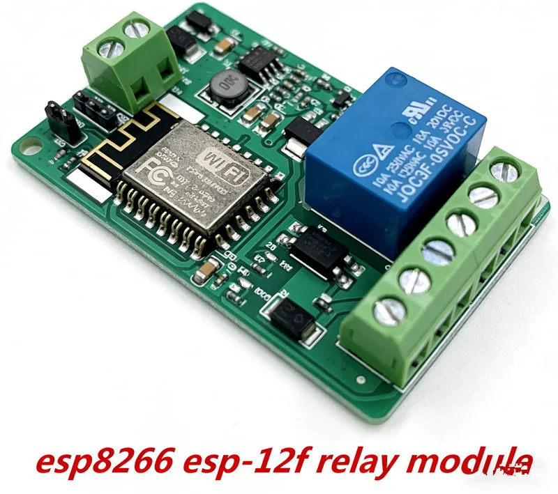 ESP8266 ESP-12 ESP-12F Relay Module 10A 220V Network Relay WIFI Module Input DC 4 Layers Board TVS Input Automatic Protection