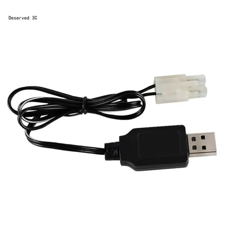 Kabel ładujący Baterie Ładowarka USB Ni-Cd Ni-MH KET-2P Adapter wtyczki 7,2 V 250