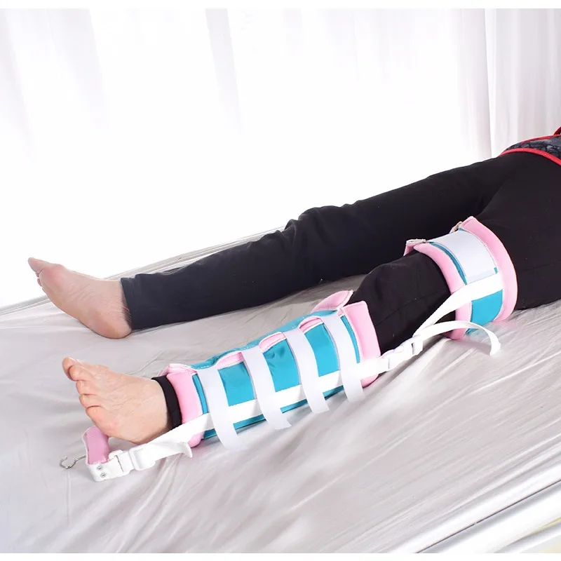 Leg Traction Brace, Leg Traction Stretching Device, Leg Brace Protection Gear
