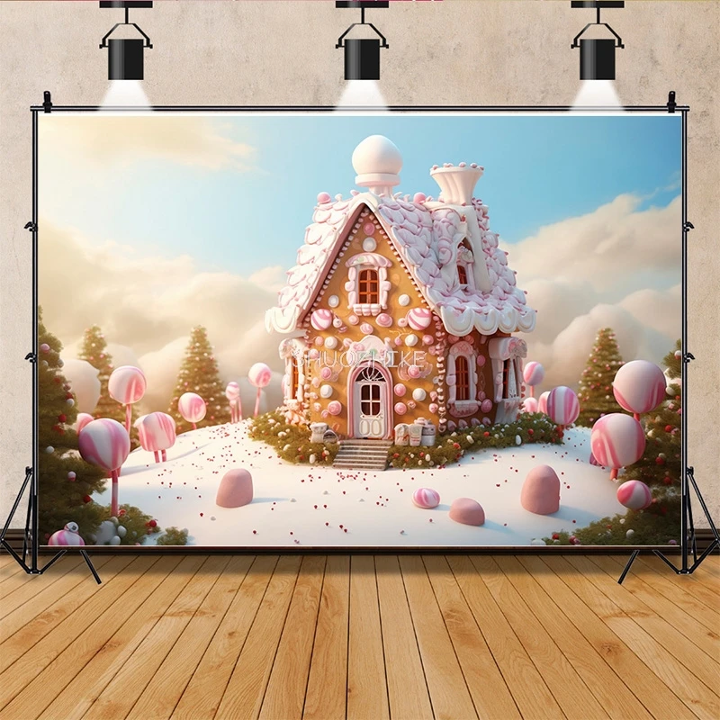 

SHUOZHIKE Christmas Day Fireplace Photography Backdrops Prop Window Living Room Interior Village House Theme Background DR-01