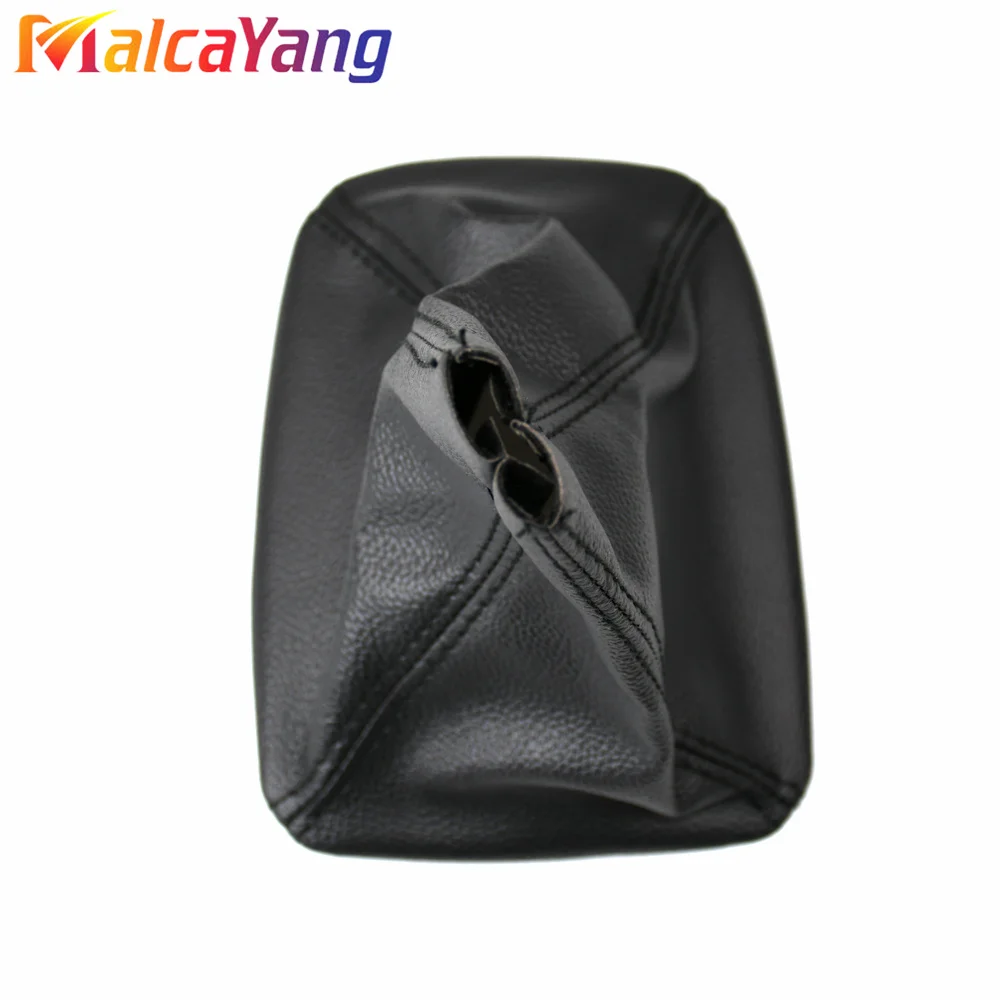 Car Shift Gear Stick Manual Gaiter Shift Boot Black Leather Boot For Chevrolet Chevy Sail 2009-2014 Car Styling