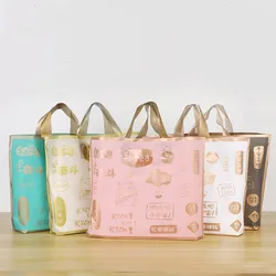 20 Stuks Kleding Winkel Plastic Zak Met Handvat Gift Packagig Boodschappentas Cake Schoenen Kleding Tassen