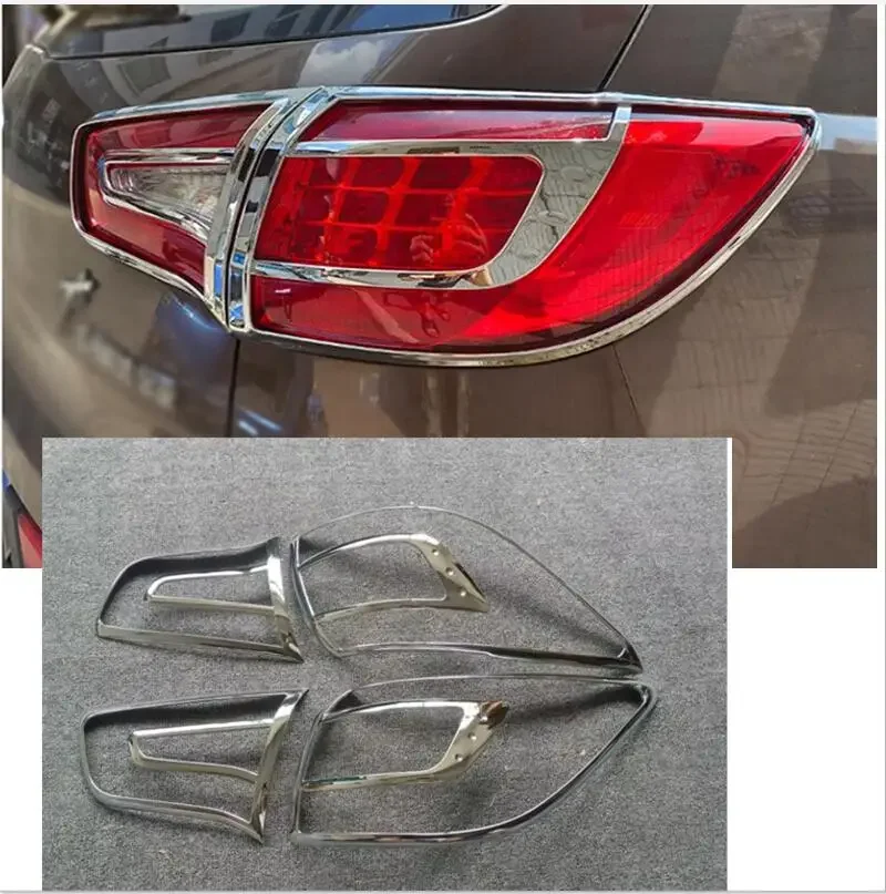 ABS Chrome Rear headlight Lamp Cover trim For Kia SportageR 2011-2016 Car styling