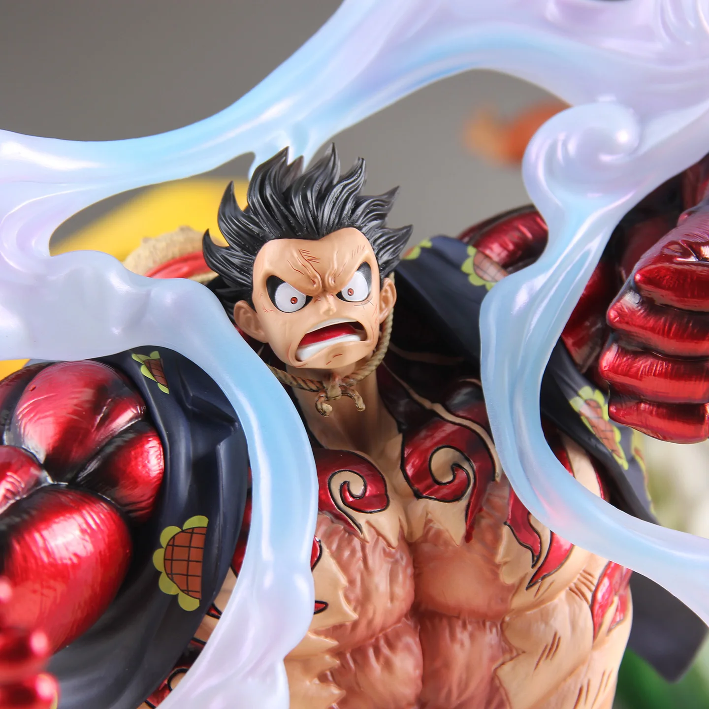 One Piece Monkey D Luffy Gear 4 Onigashima GK Statue Anime Action Figure Collectible Model Desktop Ornament For Anime Fans - view 2