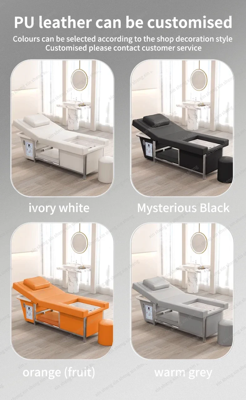XinSheng Thai Massage Tisch Kopf Therapie Bett Kopf SPA Shampoo Betten Schönheit Salon Möbel Sofa Friseur Haar Waschen Ausrüstung – Detail 11