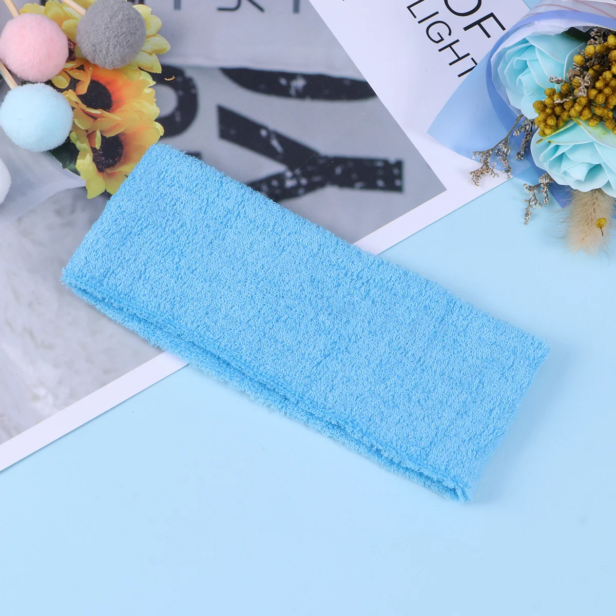 

Yoga Headband Adjustable Microfibre Cotton Hair Band For Women Reusable Washable Spa Fitness Running Cloth Headbands