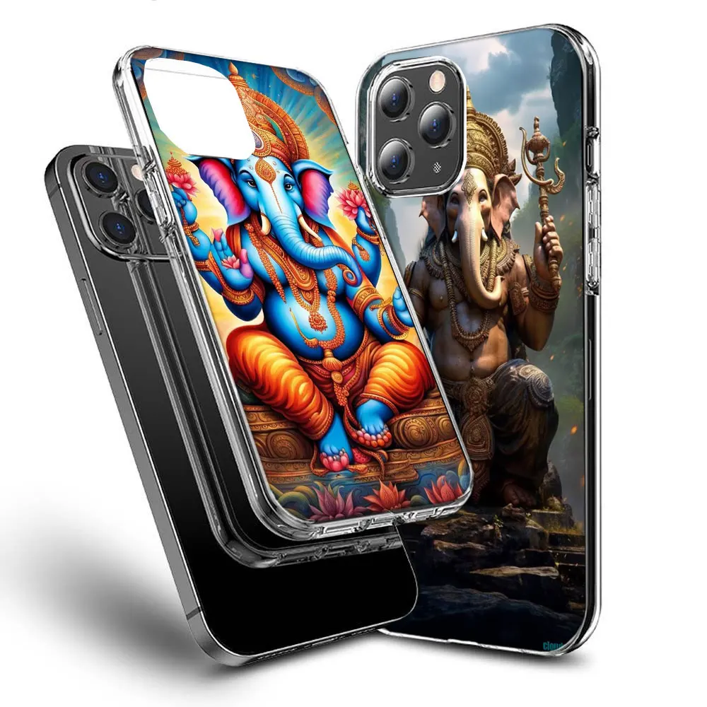 Ganesh lord Phone Case For Apple Iphone 15+ 14 Plus 16 Pro Max 12 13 Mini 11 Pro X XS Max XR Cover Shell Coque