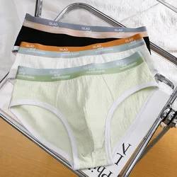 Solid Color Men's Triangle Underwear Cotton Triangle Underwear Breathable Thin Style Mens Sexy Underwear Wholesale