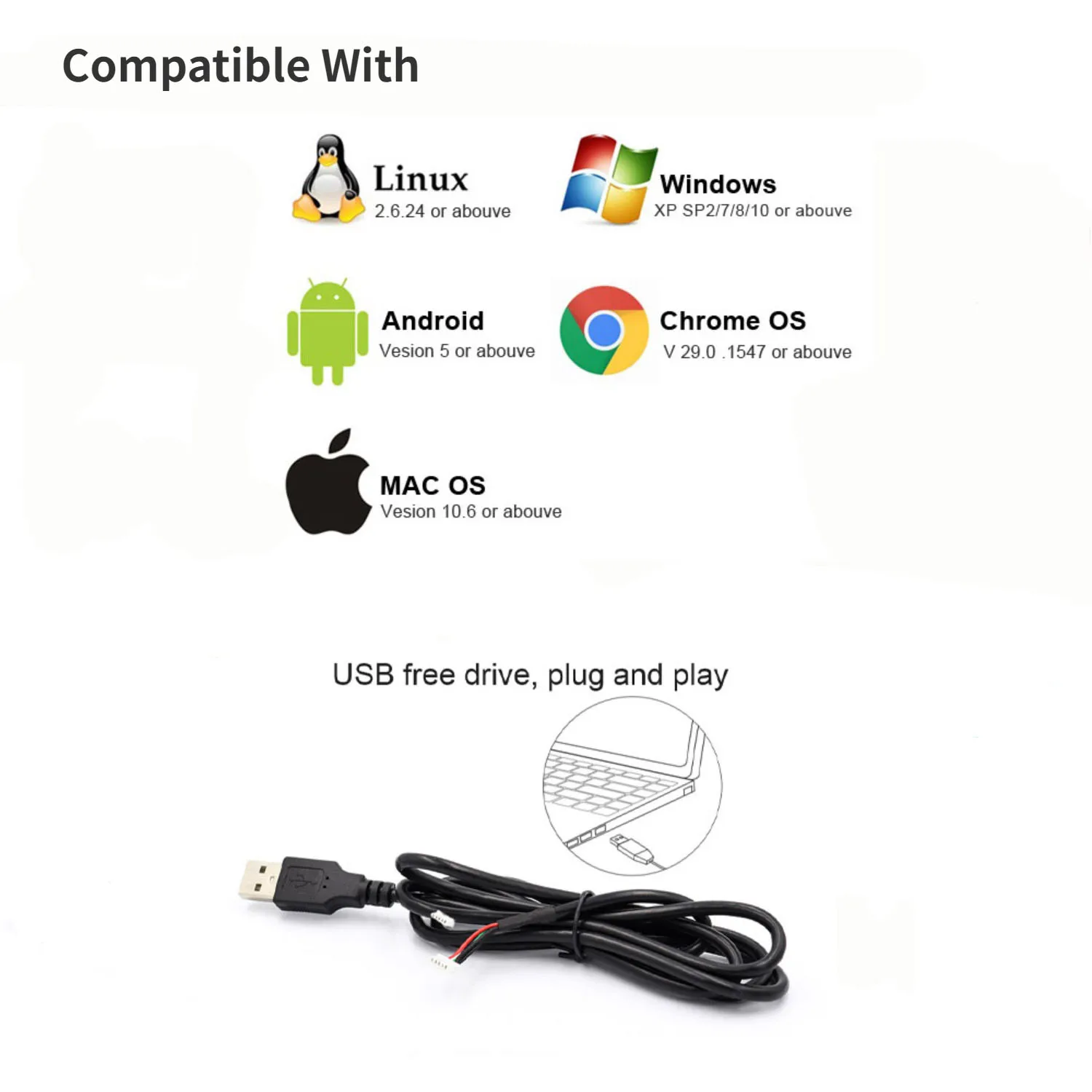 Módulo de cámara USB de 16MP con enfoque automático, cámara web IMX298 AF Ultra HD, 4656x3496 10fps, sin unidad, para escanear