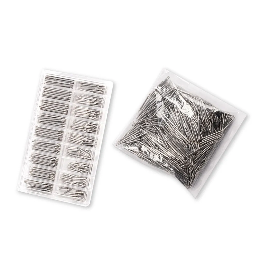 360Pcs Watch Spring Bar Link Pins Double Flange Stainless Steel 8-25mm Watch Band Spring Needles Repair Tool Set