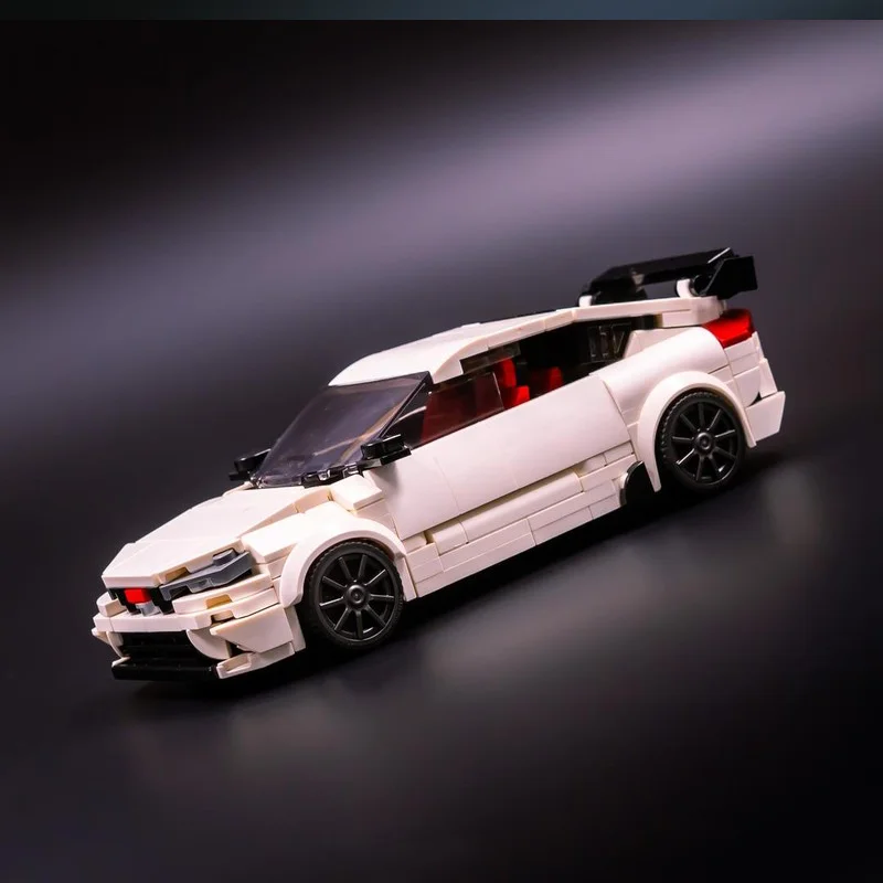 387 Pieces Sport Compact Hatchback Building Blocks Model FL5 Style DIY Assembly Bricks Toy Collection Gift for Adults Kids