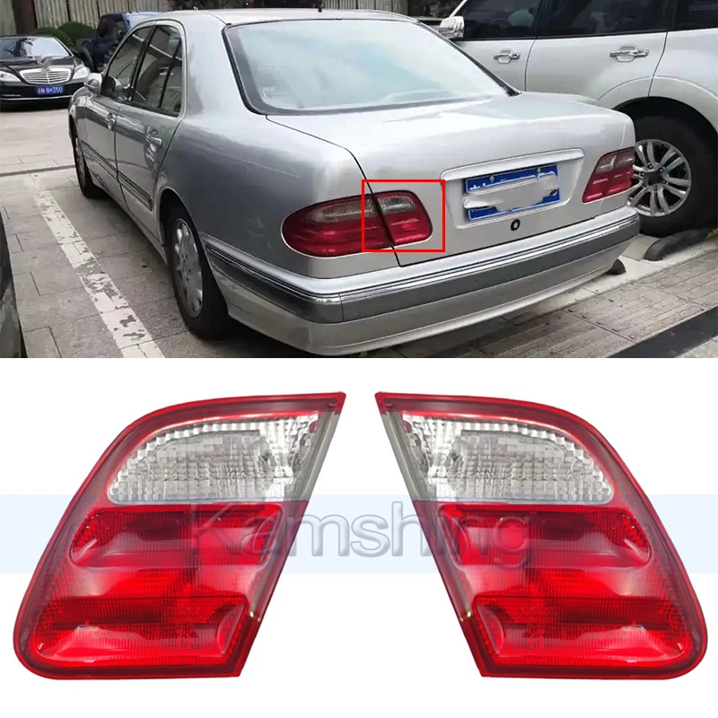 Kamshing 1pair Rear Taillight For Benz E-class W210 1996-2003 Inner Taillamp Tail Lamp Rear Brake Light Stop Lamp Signal Light