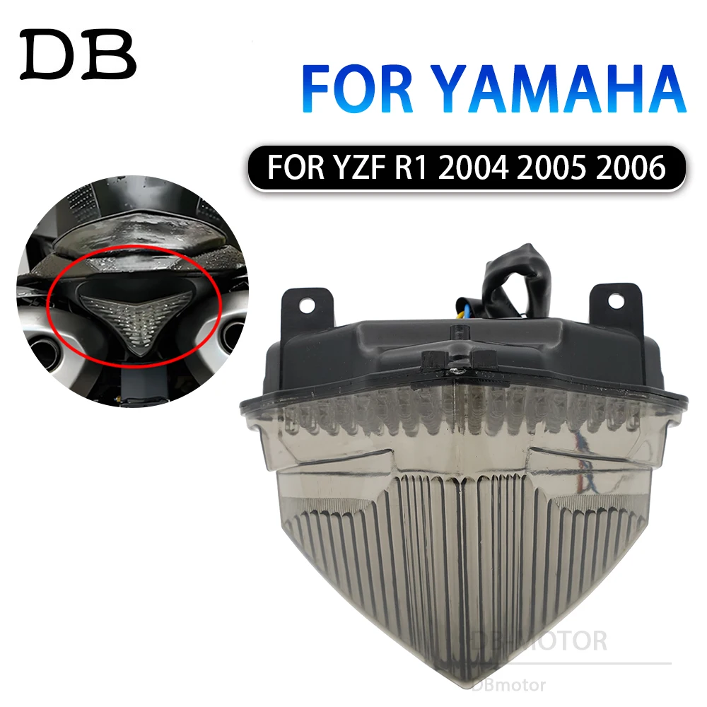 

Motorcycle Accessories Rear Tail Light Brake Turn Signals Integrated LED Light For Yamaha YZF R1 2004 2006 LED Lamp Brake light